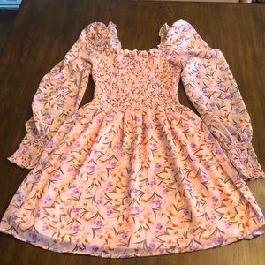 Alison Pink Floral Dress
